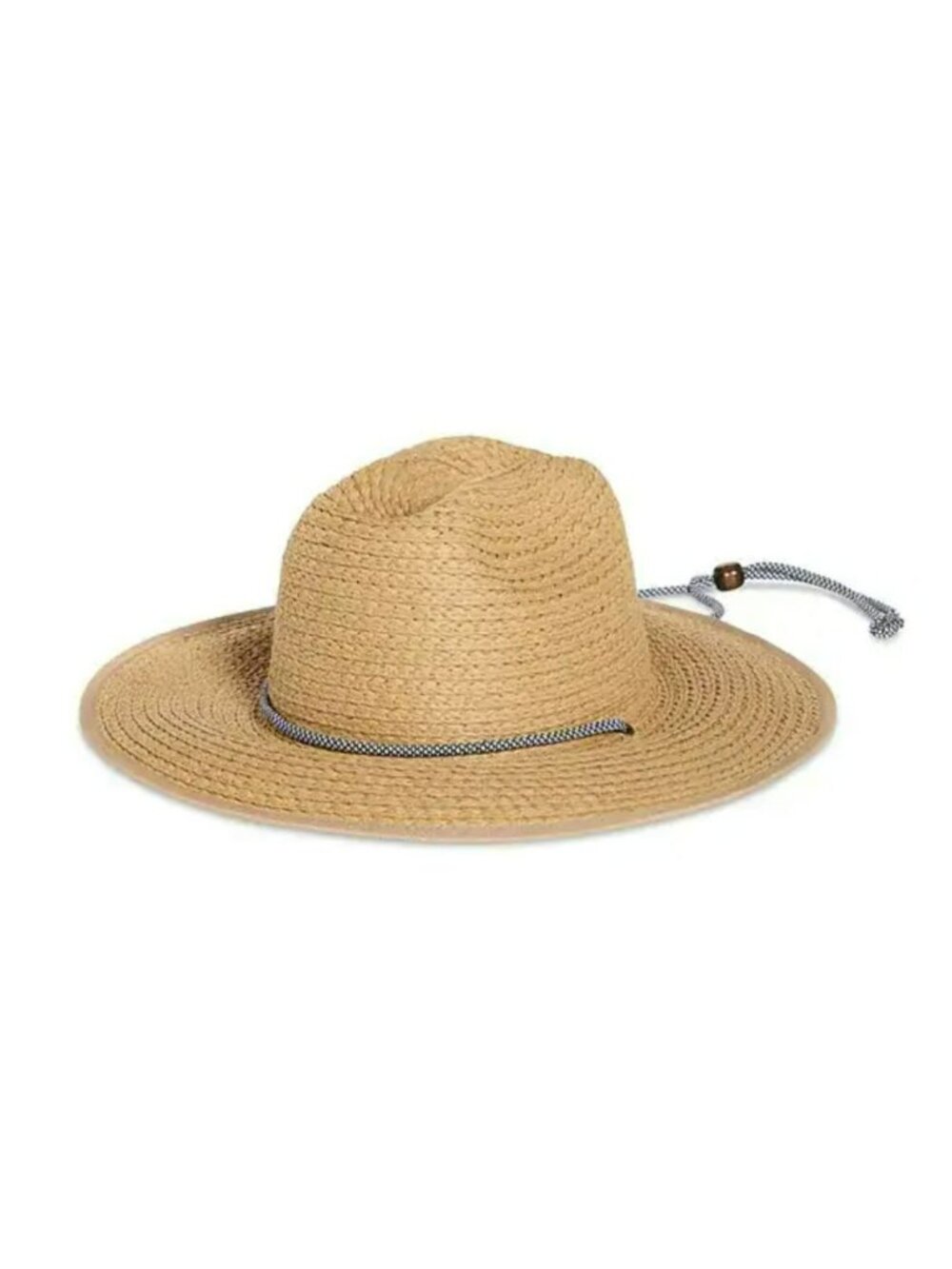 Hat Attack Chin Strap Maya Straw Sun Hat Toast New